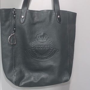 Super soft Leather Tote Black Lauren Ralph Lauren